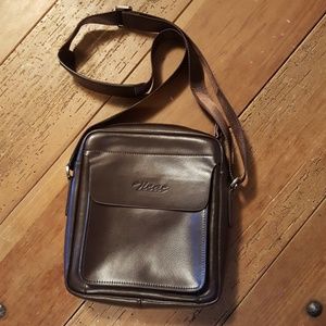 Zicac Brown Leather Unisex Bag